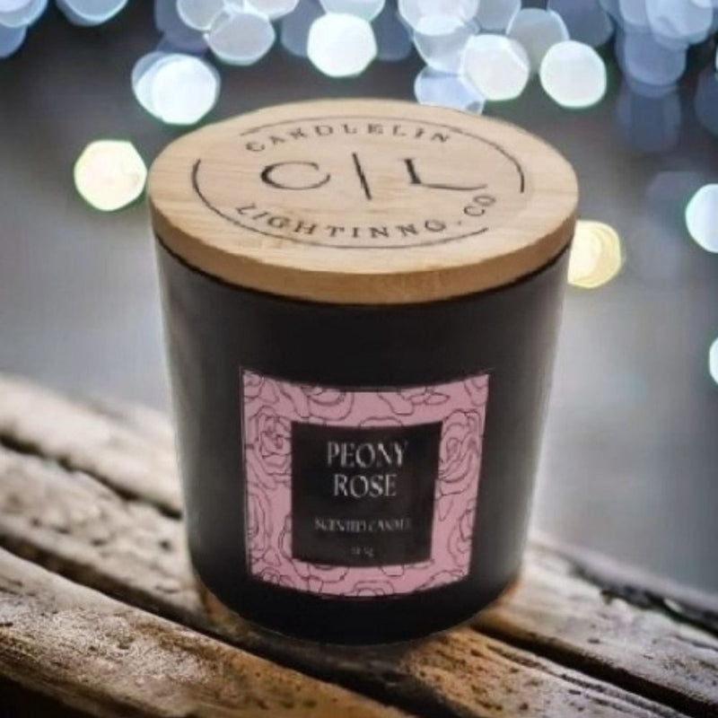 Peony Rose Handcrafted Candle