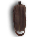 The Dopp Kit is a timeless classic leather toiletry bag. Travel and keep your toiletries protected and organized in style.