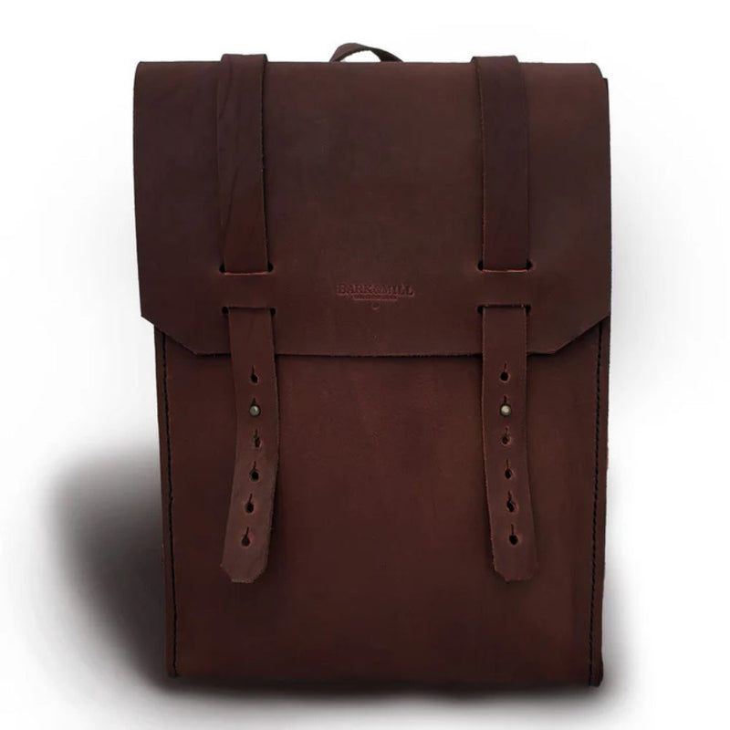 This is for you, the traveler, the explorer, the workhorse . The Houck backpack is constructed with 2.2mm-3mm Drum-dyed vegetable tanned leather, held together by waxed cotton and solid brass hardware .