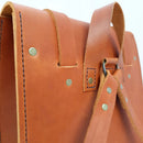 This is for you, the traveler, the explorer, the workhorse . The Houck backpack is constructed with 2.2mm-3mm Drum-dyed vegetable tanned leather, held together by waxed cotton and solid brass hardware .