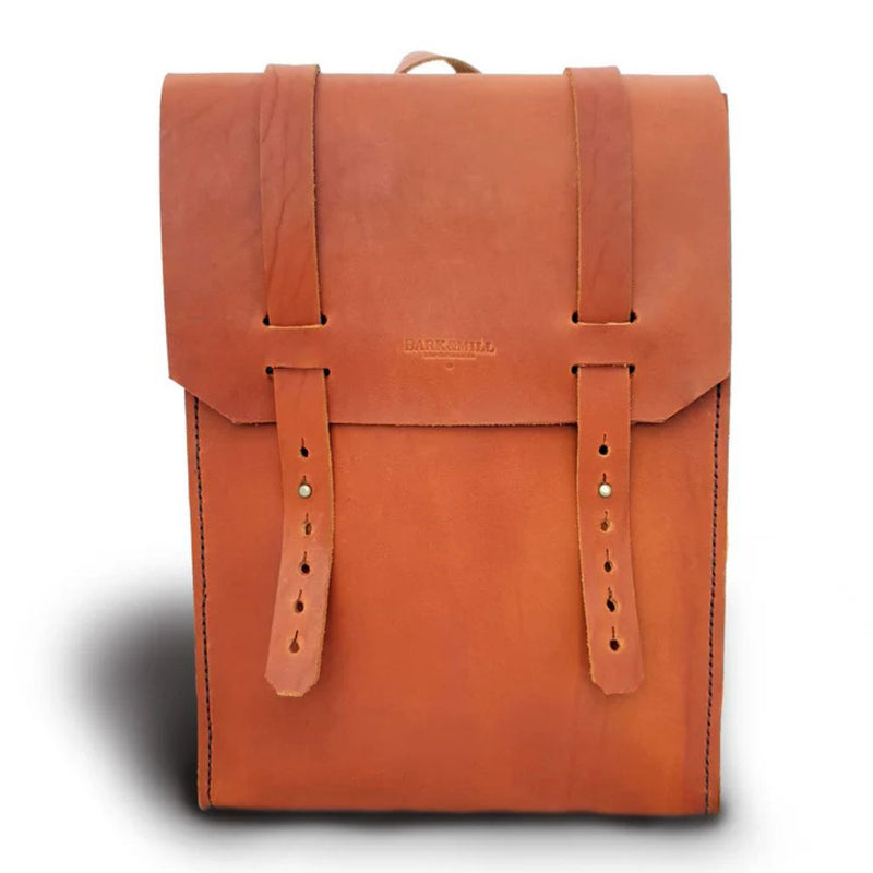 This is for you, the traveler, the explorer, the workhorse . The Houck backpack is constructed with 2.2mm-3mm Drum-dyed vegetable tanned leather, held together by waxed cotton and solid brass hardware .