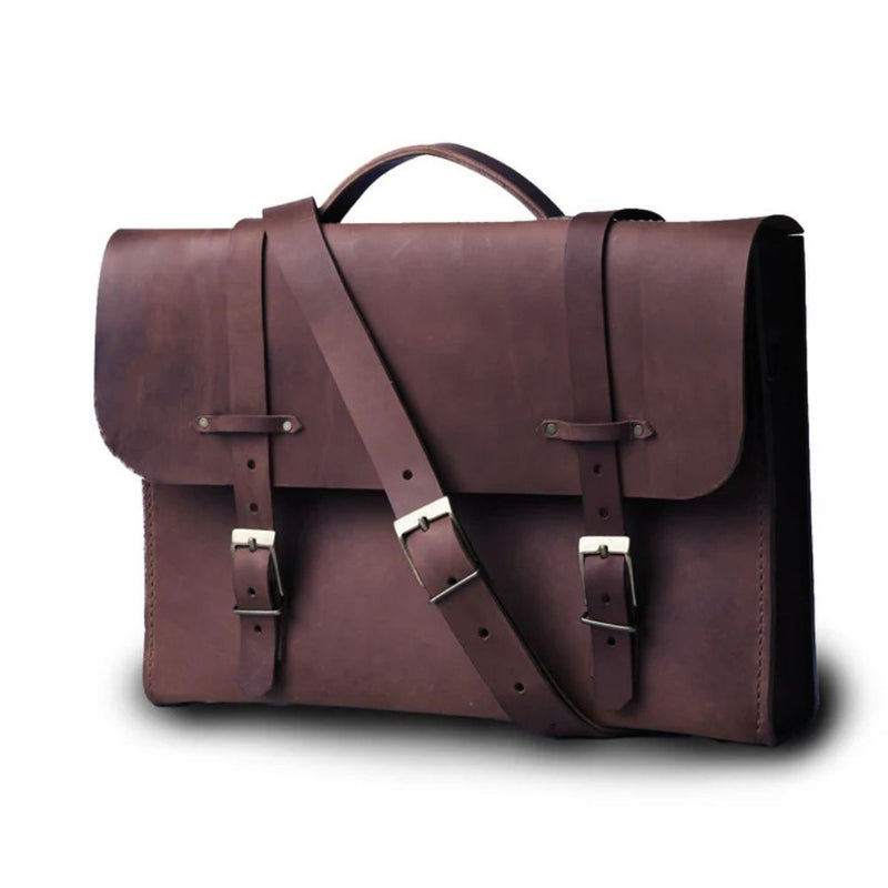 The Bark and Mill Laptop Bag is our take on the classic and timeless briefcase of years gone by.
