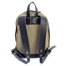 The Miler Daypack is hand cut and handcrafted using strong, sturdy water-resistant waxed canvas and premium leather. 