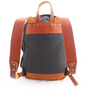 The Miler Daypack is hand cut and handcrafted using strong, sturdy water-resistant waxed canvas and premium leather. 