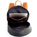 The Miler Daypack is hand cut and handcrafted using strong, sturdy water-resistant waxed canvas and premium leather. 