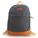 The Miler Daypack is hand cut and handcrafted using strong, sturdy water-resistant waxed canvas and premium leather. 