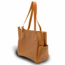 The Penelope will become your everyday handbag. Made from beautiful premium full grain leather and antique brass YKK zippers and hardware.  