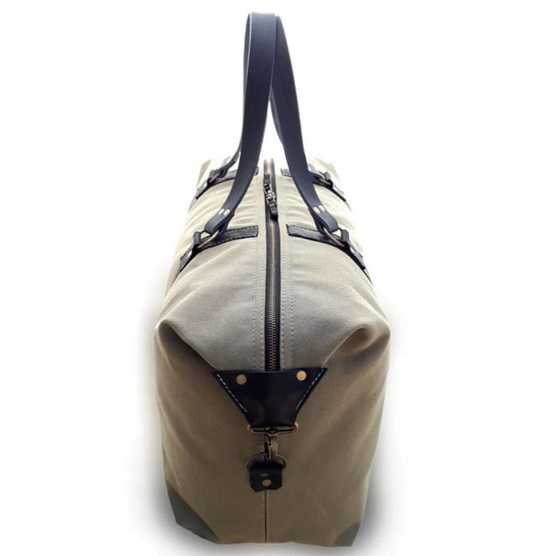  Our Canvas and Leather Travel Bag is an essential bit of luggage. A rugged, yet detailed and sophisticated design, the Travel Bag is the perfect bag for weekend getaways, work trips or overseas holidays when you need an additional suitcase.