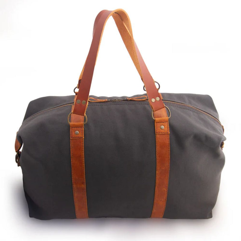  Our Canvas and Leather Travel Bag is an essential bit of luggage. A rugged, yet detailed and sophisticated design, the Travel Bag is the perfect bag for weekend getaways, work trips or overseas holidays when you need an additional suitcase.