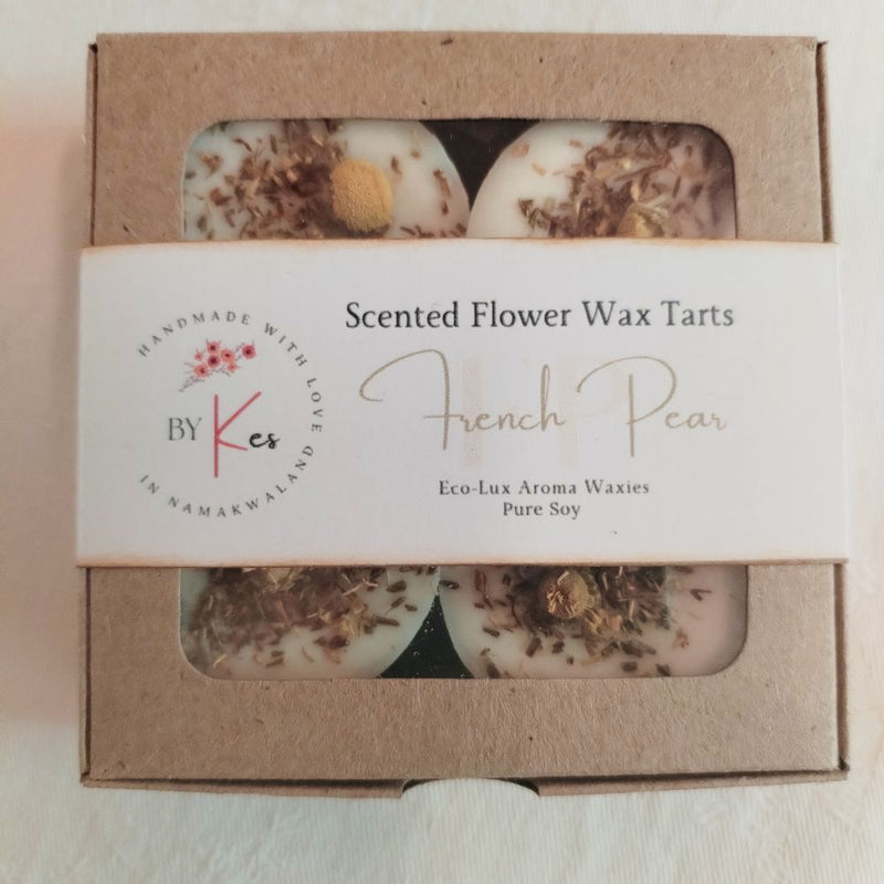 Our delightful, eco-lux flower waxies are handmade with natural ecosoya wax, quality fragrances with organic herbs and flowers.
