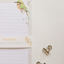 Elevate your note-taking experience with our Fynbos A5 Notepad, featuring exquisite watercolor fynbos artwork by Claudi Lourens.