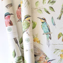 Elevate your gift-giving with this elegant set of wrapping paper sheets featuring original watercolour artwork by Claudi Lourens.