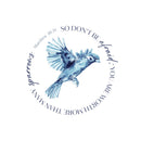 This unique and beautiful sticker is the perfect way to add some beauty to your vehicle's interior. This sticker features a beautiful bird watercolour artwork, by CL Creative Studio!