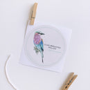 This unique and beautiful sticker is the perfect way to add some beauty to your vehicle's interior. This sticker features a beautiful bird watercolour artwork, by CL Creative Studio!