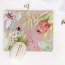  Experience the seamless blend of functionality and artistry with the Indigo Birds, Fynbos and Lilac-breasted Roller Mousepad, featuring birds in flight painted with indigo watercolour.