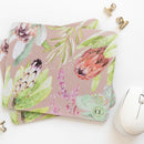 Experience the seamless blend of functionality and artistry with the Indigo Birds, Fynbos and Lilac-breasted Roller Mousepad, featuring birds in flight painted with indigo watercolour.