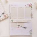 Enjoy the essence of South African natural beauty with the A5 Weekly Planner from the Sugarbird Collection. Featuring intricate Sugarbird and protea watercolor artwork by Claudi Lourens.