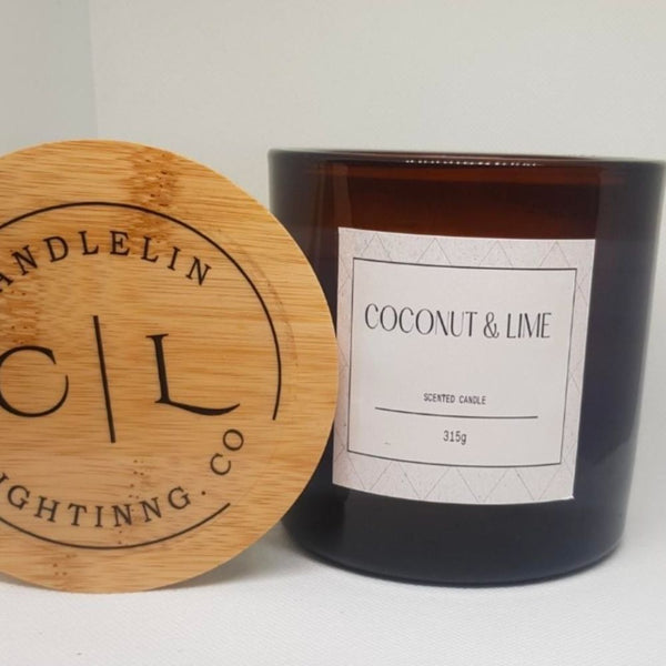 Coconut & Lime Handcrafted Candle