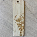 Crafted from sustainable bamboo, the African Printed Bamboo Bookmark combines natural elegance with functional design.