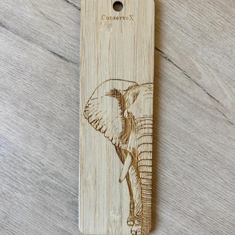Crafted from sustainable bamboo, the African Printed Bamboo Bookmark combines natural elegance with functional design.