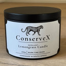 Elevate your space with this luxurious Lemon Grass scented candle, expertly crafted in South Africa by ConserveX. 