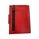 Authentic style and functionality.

11cm x 14.5cm
Made from genuine full grain bovine leather
12 card slots – 6 on either side
Compartment for cash / notes
Coin pouch on back with YKK metal zip
Available in texas red, black, toffee, dark brown & ochre yellow. Other leather color options available on request.