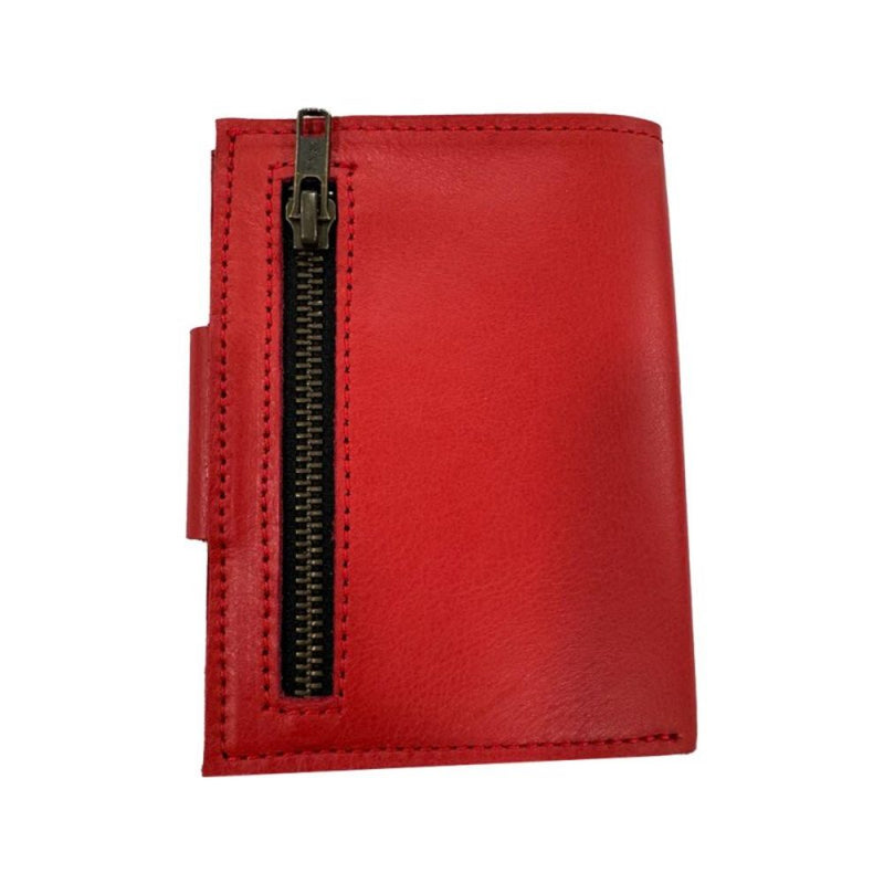 Authentic style and functionality.

11cm x 14.5cm
Made from genuine full grain bovine leather
12 card slots – 6 on either side
Compartment for cash / notes
Coin pouch on back with YKK metal zip
Available in texas red, black, toffee, dark brown & ochre yellow. Other leather color options available on request.