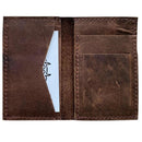 Pocket Leather Wallet & Cow Head Leather Keychain