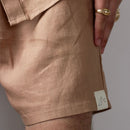 Designed for comfort and style, this shirt is crafted from pure linen - one of nature’s most breathable and durable fabrics.