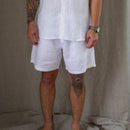 Designed for comfort and style, this shirt is crafted from pure linen - one of nature’s most breathable and durable fabrics.