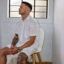 Designed for effortless style and everyday comfort,
our men’s linen set is a modern classic