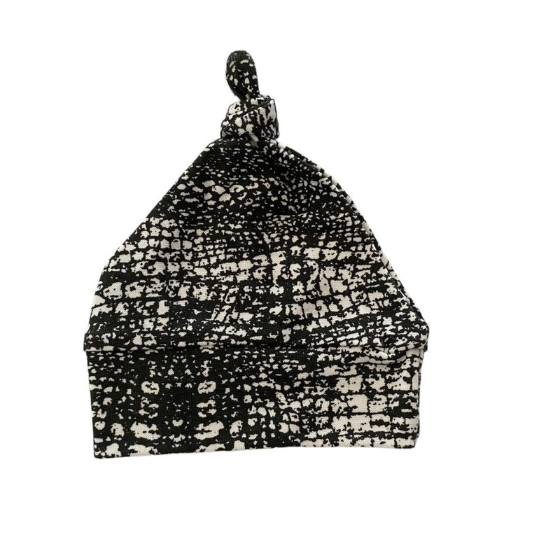 Cute Knot style Beanie made with soft 100% Cotton Interlock