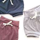 The Perfect Harem Bummy Shorts for Spring Summer with string detail.

Fabric - Ribbing 

Colour - Light Grey / Air force Blue