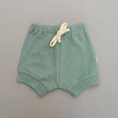 The Perfect Shorts for Spring Summer with string detail.

Made in 100% Cotton brushed Fleece Fabric 

Colour Sage / Light Blue / Black