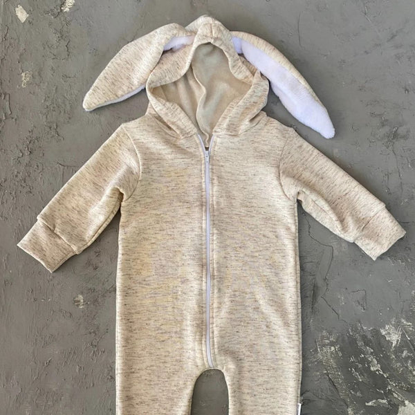 HOP HOP HOP!

The Bunny Romper is here - It's the perfect little romper to be snuggled in with a front zip for easy opening and closing.

Ours Rompers are made up on beautiful soft 100% cotton brushed fleece. (Soft and cuddly on the inside).