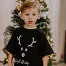 Two-piece Christmas Pajama Set for Baby, Toddler/Littles and Teen's.

Available in Mum sizes too!! Don’t miss the fun!

All of our items are proudly made in South Africa with the best quality fabrics.

White print on black

