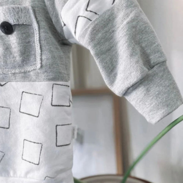 Kids 100% Cotton Comfort Block Sweater