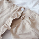 The Perfect play-set for spring, summer and play time!

This set has the cutest frilly detail. 

Made in 100% Cotton rib fabric.

Colour Stone 