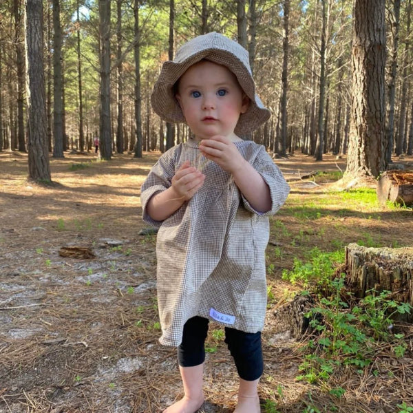 The Gorgeous Cotton Gingham Dress

These dresses are perfect for all seasons! They can be worn in winter with stockings, boots and a coat or it could also be worn in summer season with the matching sun hat.

100% Cotton Gingham Design

Stone / Grey