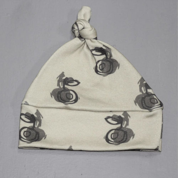 Cute Knot style Beanie made with soft 100% Cotton Interlock