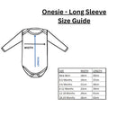 Long Sleeve onesie with envelope neck
Snaps at crotch to assist with easy diaper changes.
100% Cotton Interlock

Design - Moon