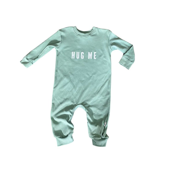 HUG ME Romper designed for comfort and all the cuteness!

Press studs - Crotch area for easy opening and closing. 

Stone Cotton Interlock 100% Cotton Fabric 

Print - HUG ME

