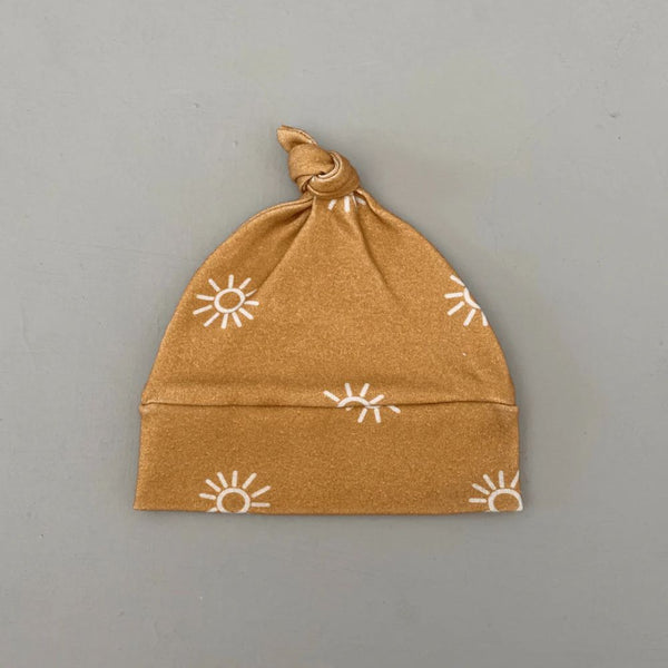 Cute Knot style Beanie made with soft 100% Cotton Interlock