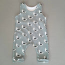 Stylish and comfortable romper with press studs on shoulders.
Sea Gulls Digital printed Romper.
100% Cotton Interlock
