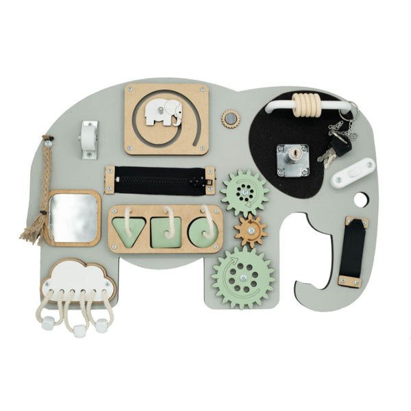  This handcrafted, portable activity board encourages independent, screen-free play while developing fine motor skills, focus, and creativity.