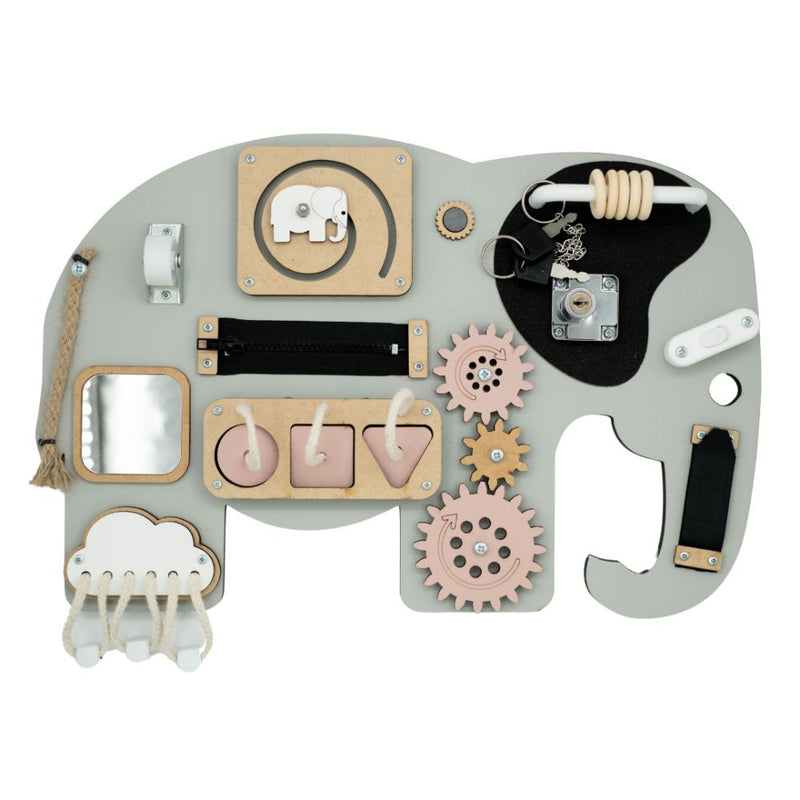  This handcrafted, portable activity board encourages independent, screen-free play while developing fine motor skills, focus, and creativity. 