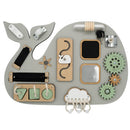 This handcrafted, portable activity board encourages independent, screen-free play while developing fine motor skills, focus, and creativity. 