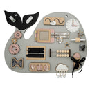 This handcrafted, portable activity board encourages independent, screen-free play while developing fine motor skills, focus, and creativity. 