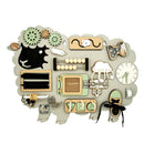 This handcrafted, portable activity board encourages independent, screen-free play while developing fine motor skills, focus, and creativity. 