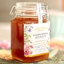 Introducing an exquisite range of artisanal jams and wildflower honey, with beautifully illustrated labels covered in my watercolour botanicals, with stunning raised gold accents.